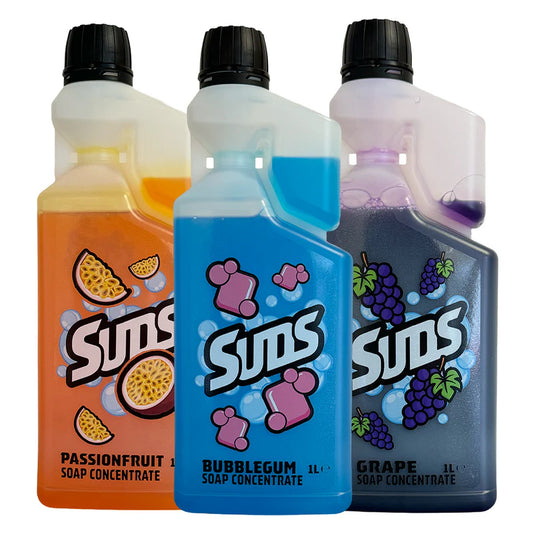 SUDS bundle -Bubblegum, Passionfruit, Grape